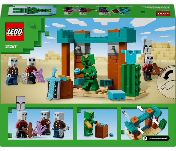LEGO Minecraft 21267 Pustynny patrol złosadników - 1283660 - zdjęcie 10